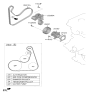 Diagram for 2024 Hyundai Elantra Water Pump - 25100-2J000