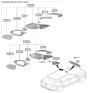 Diagram for 2024 Hyundai Sonata Car Mirror - 85110-BE000