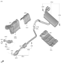 Diagram for 2024 Hyundai Kona Exhaust Hanger - 28780-BE100