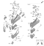 Diagram for 2024 Hyundai Kona Cup Holder - 84670-BE000-4X