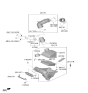Diagram for 2024 Hyundai Kona Air Filter - 28113-BE000