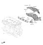 Diagram for 2024 Hyundai Elantra Exhaust Manifold Gasket - 28521-2M800