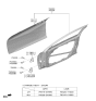 Diagram for 2024 Hyundai Elantra Door Hinge - 79320-1Y000