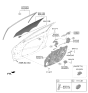 Diagram for 2026 Hyundai Elantra Window Regulator - 82481-AA051
