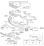 Diagram for 2010 Hyundai Equus Bumper - 86540-3N010