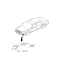 Diagram for Hyundai Equus Fog Light - 92202-3N010