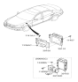 Diagram for 2010 Hyundai Equus Engine Control Module - 39110-3F611