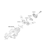 Diagram for Hyundai Clock Spring - 93490-3N000