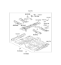 Diagram for Hyundai Floor Pan - 65100-3N010