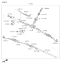 Diagram for Hyundai Equus Steering Gear Box - 57700-3N910