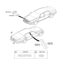 Diagram for 2015 Hyundai Equus Door Moldings - 86363-3N000