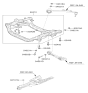 Diagram for 2021 Hyundai Genesis GV80 Control Arm Bolt - 62492-3M000