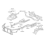 Diagram for 2013 Hyundai Equus Radiator Support - 64101-3N020