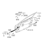 Diagram for Hyundai Equus Door Check - 79380-3N000