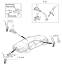 Diagram for Hyundai Equus Door Lock Cylinder - 81905-3N000