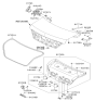 Diagram for Hyundai Genesis Door Lock - 81230-3M020