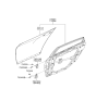 Diagram for 2014 Hyundai Equus Door Hinge - 79430-3N000