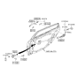 Diagram for Hyundai Equus Door Check - 79480-3N000
