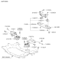 Diagram for 2010 Hyundai Equus Motor And Transmission Mount - 21830-3N300