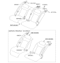 Diagram for 2011 Hyundai Equus Seat Belt - 89810-3N500-SH