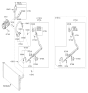 Diagram for Hyundai Equus A/C Hose - 97775-3N400