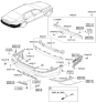 Diagram for 2010 Hyundai Equus Bumper - 86640-3N010