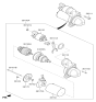 Diagram for Hyundai Sonata Starter Motor - 36100-2G250