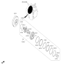 Diagram for Hyundai Santa Fe Torque Converter - 45100-4G210