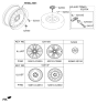 Diagram for 2024 Hyundai Nexo Wheel Cover - 52960-D3100