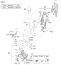 Diagram for 2018 Hyundai Sonata Seat Cushion - 88200-C2KD0-XTK