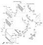 Diagram for Hyundai Sonata Grille - 86350-C2AA0