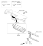 Diagram for Hyundai Sonata Blower Control Switches - 97250-C2BE0-ZL5