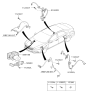 Diagram for 2016 Hyundai Sonata Hybrid ABS Sensor - 59930-C1200