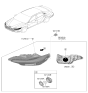 Diagram for 2024 Hyundai Elantra Headlight - 92101-AA740