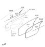Diagram for 2024 Hyundai Elantra Door Seal - 82130-AA000