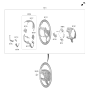 Diagram for 2026 Hyundai Elantra Steering Wheel - 56100-AABZ0-NUX