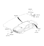 Diagram for 2024 Hyundai Elantra Antenna - 96210-AA000-EB