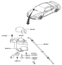 Diagram for 2000 Hyundai Elantra Cruise Control Servo - 96440-2D001