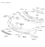 Diagram for 2003 Hyundai Tiburon Grille - 86560-2C000