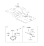 Diagram for 2003 Hyundai Tiburon Fuel Door Release Cable - 81590-2C000