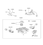 Diagram for 2005 Hyundai Tiburon Headlight Switch - 93410-2C000
