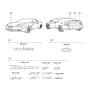 Diagram for 2004 Hyundai Tiburon Emblem - 86313-2C010