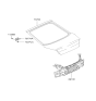 Diagram for 2005 Hyundai Tiburon Door Hinge - 79770-2C000