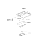 Diagram for 2006 Hyundai Tiburon Dome Light - 92800-2C500-QS