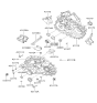 Diagram for 2004 Hyundai Tiburon Bellhousing - 43100-39910