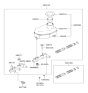 Diagram for 2001 Hyundai Sonata Brake Proportioning Valve - 58775-38600