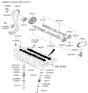 Diagram for Hyundai Elantra Cam Gear - 24211-23000