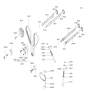 Diagram for 2010 Hyundai Elantra Timing Chain Guide - 24431-23500