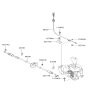 Diagram for 2002 Hyundai Tiburon Shift Cable - 46790-2C100