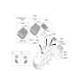 Diagram for Hyundai Santa Fe Dome Light - 92810-S1000-YGE
